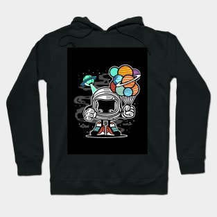 Flying in space Hoodie